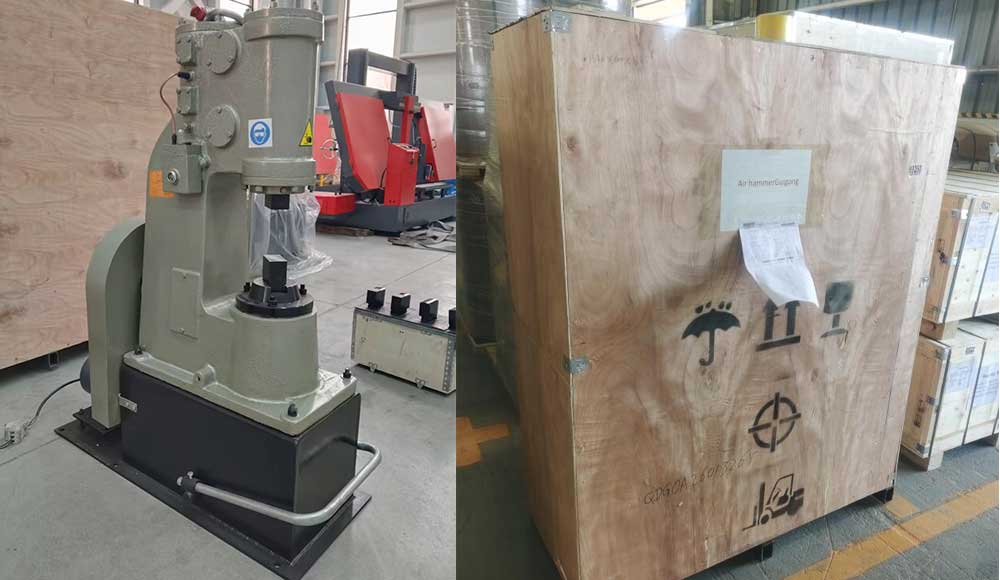 25kg Forging Air Hammer with 101 104 121 Dies Exported to Switzerland 