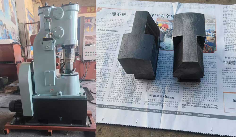 Export of 20kg Integrated Air Hammer with Flat Die and Combined Drawing Die to Norway 